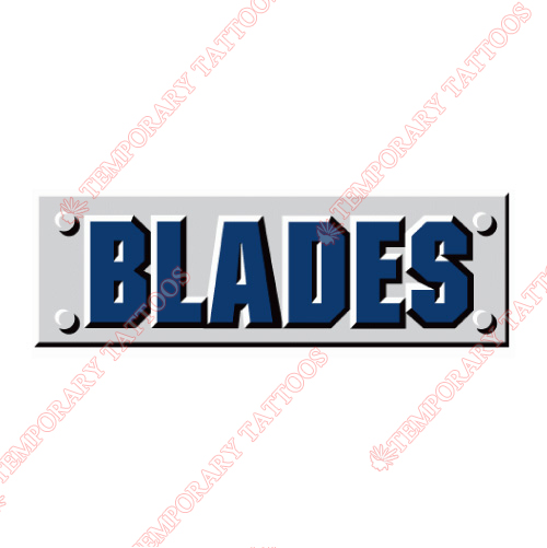Saskatoon Blades Customize Temporary Tattoos Stickers NO.7542